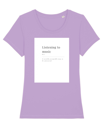 listening to music Lavender Dawn