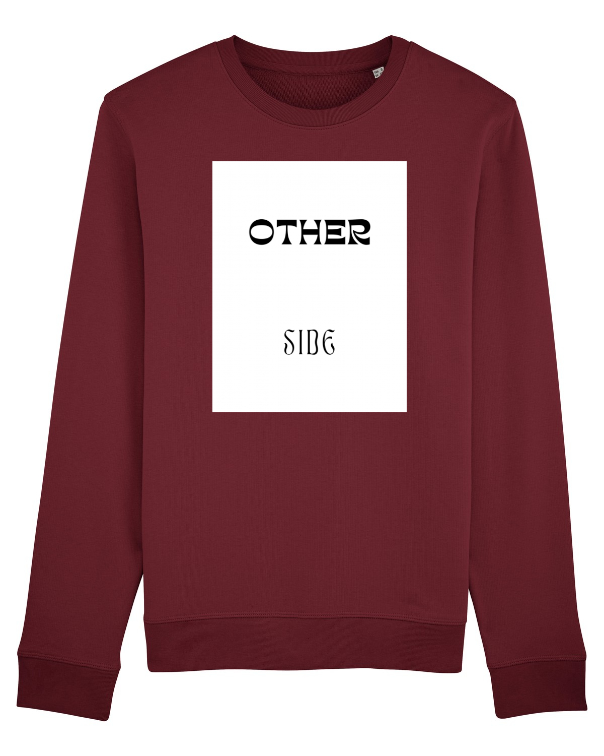 Bluză mânecă lungă Unisex Rise Burgundy