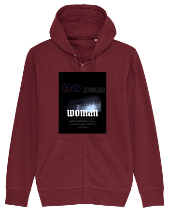 woman Burgundy