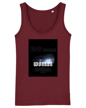 woman Burgundy