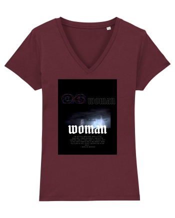 woman Burgundy