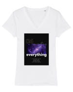 everything Tricou mânecă scurtă guler V Damă Evoker