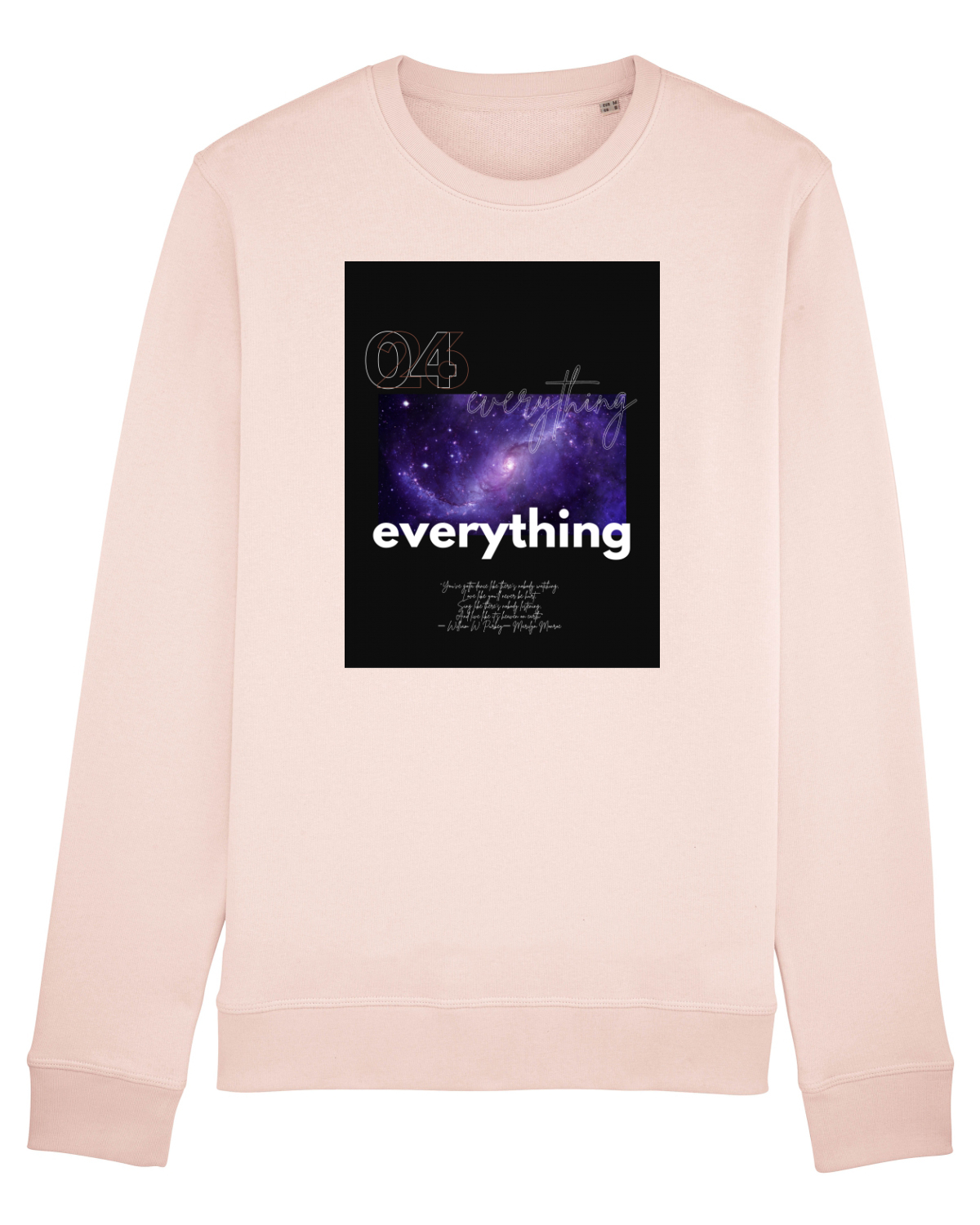 Bluză mânecă lungă Unisex Rise Candy Pink