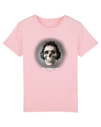 Craniu cu casti - skullphones 04 Cotton Pink