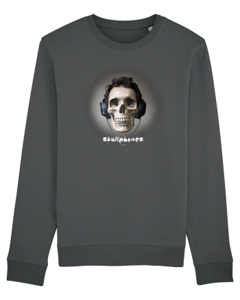 Craniu cu casti - skullphones 04 Anthracite
