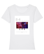 life2604 Tricou mânecă scurtă guler larg fitted Damă Expresser