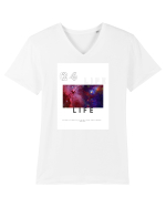life2604 Tricou mânecă scurtă guler V Bărbat Presenter