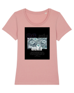 auka Tricou mânecă scurtă guler larg fitted Damă Expresser