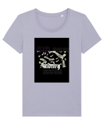 26money04 Tricou mânecă scurtă guler larg fitted Damă Expresser