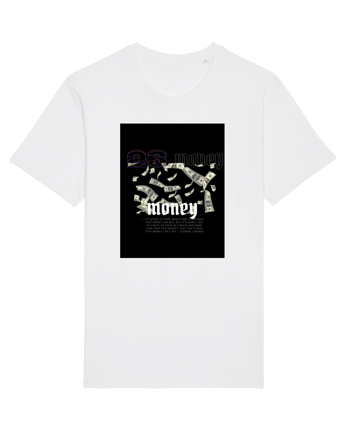 Tricou mânecă scurtă Unisex Rocker White