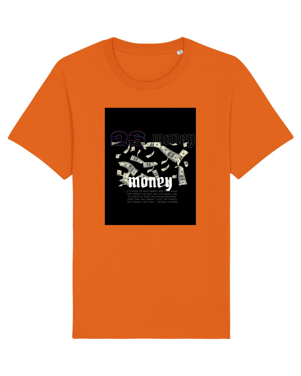 Tricou mânecă scurtă Unisex Rocker Bright Orange