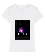life2 Tricou mânecă scurtă guler V Damă Evoker