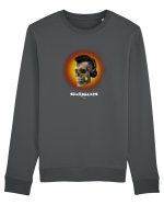Craniu cu casti - skullphones 07 portocaliu Bluză mânecă lungă Unisex Rise