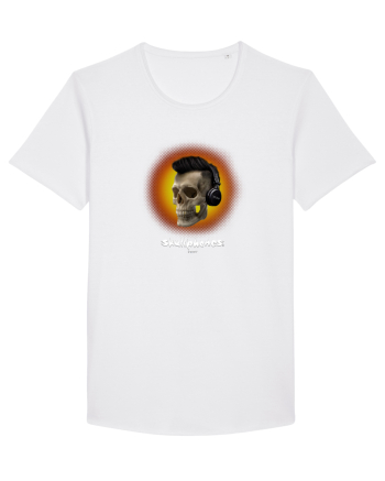 Craniu cu casti - skullphones 07 portocaliu White