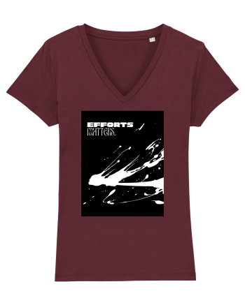 efffort matters Burgundy