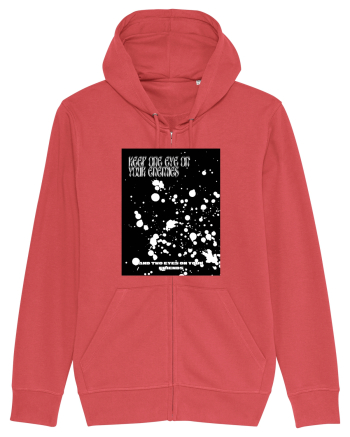 keep one eye on your enemies... Carmine Red
