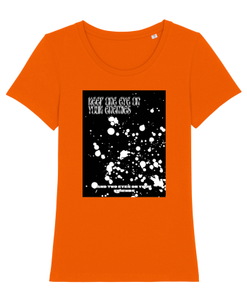keep one eye on your enemies... Bright Orange