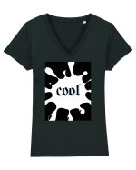 cool3 Tricou mânecă scurtă guler V Damă Evoker