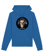 Craniu cu casti - skullphones 09 Hanorac Unisex Drummer