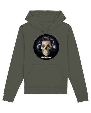 Craniu cu casti - skullphones 09 Khaki