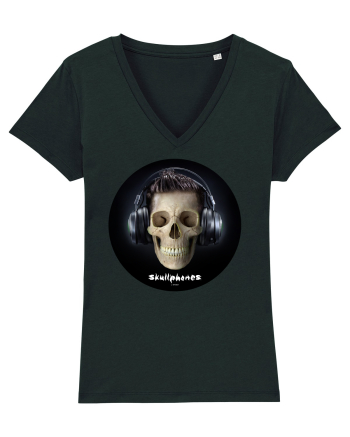 Craniu cu casti - skullphones 09 Black