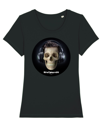 Craniu cu casti - skullphones 09 Black