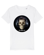 Craniu cu casti - skullphones 09 Tricou mânecă scurtă  Copii Mini Creator