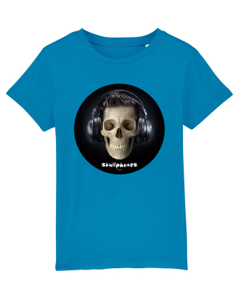 Craniu cu casti - skullphones 09 Azur