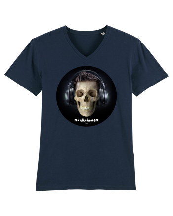 Craniu cu casti - skullphones 09 French Navy