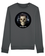 Craniu cu casti - skullphones 09 Bluză mânecă lungă Unisex Rise