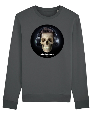 Craniu cu casti - skullphones 09 Anthracite