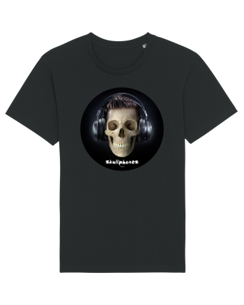 Craniu cu casti - skullphones 09 Black