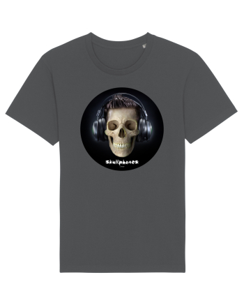Craniu cu casti - skullphones 09 Anthracite