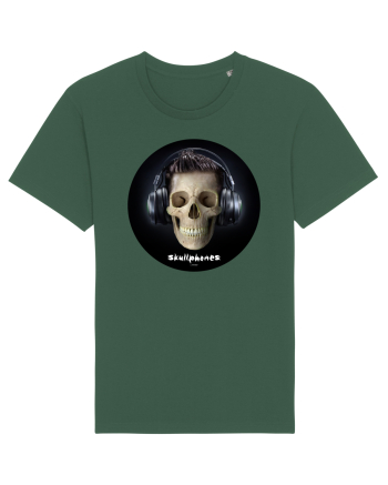 Craniu cu casti - skullphones 09 Bottle Green