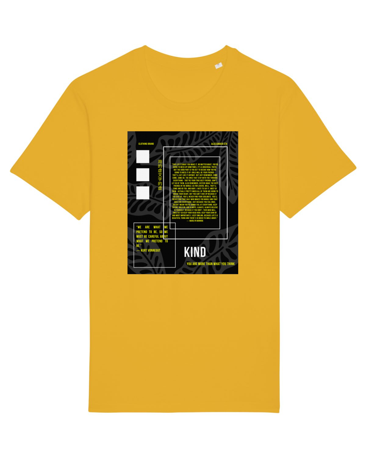 Tricou mânecă scurtă Unisex Rocker Spectra Yellow