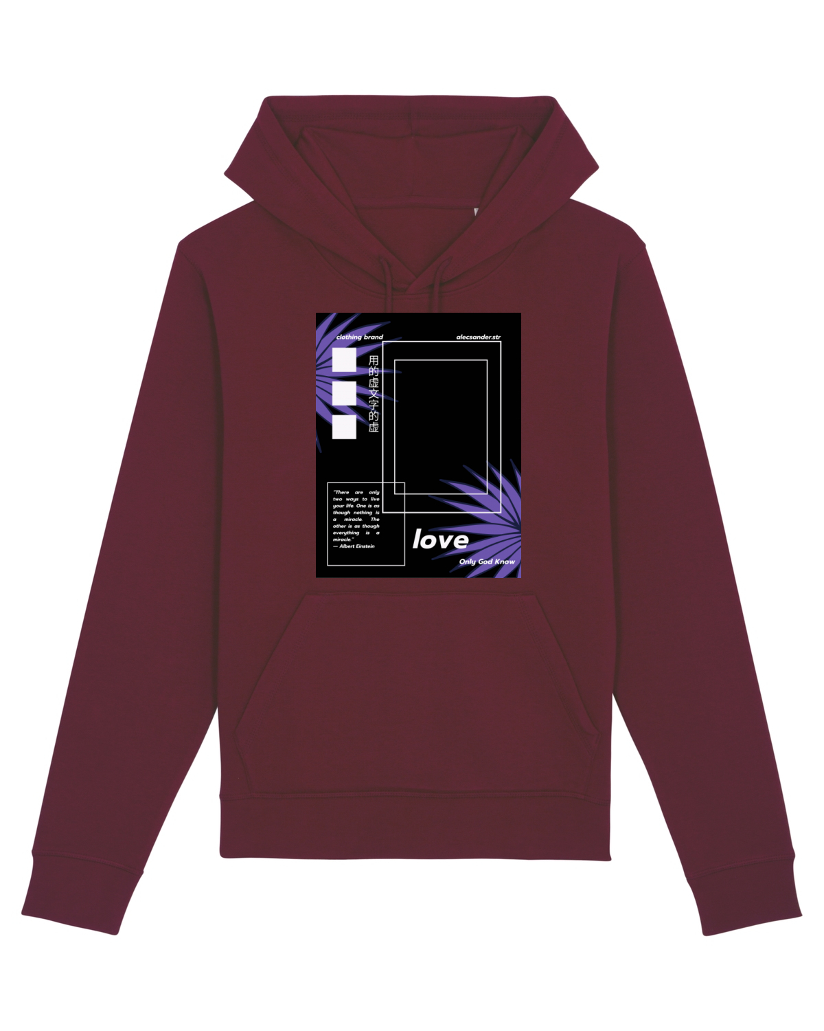 Hanorac Unisex Drummer Burgundy