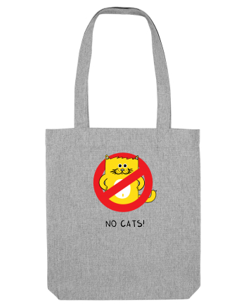 No Cats Heather Grey