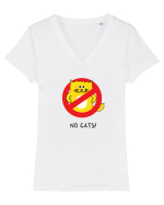 No Cats Tricou mânecă scurtă guler V Damă Evoker