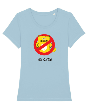 No Cats Sky Blue