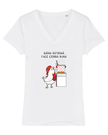 Găina bătrână face ciorba bună White