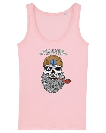 Home is where the anchor drops Cotton Pink