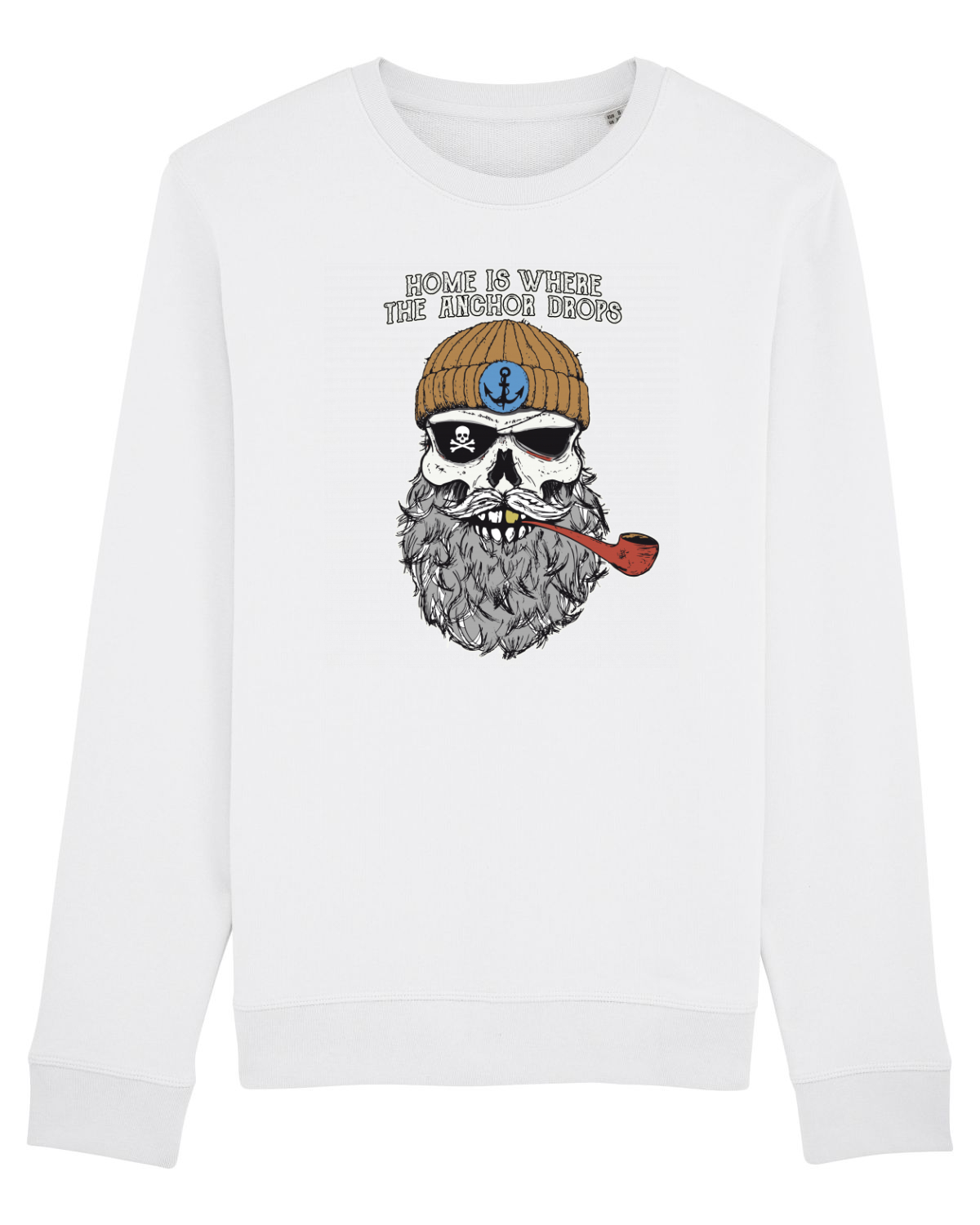 Bluză mânecă lungă Unisex Rise White