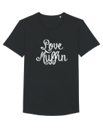 Love Muffin Tricou mânecă scurtă guler larg Bărbat Skater