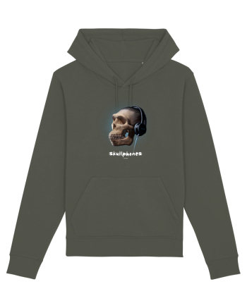 Craniu cu casti - skullphones 16 Khaki