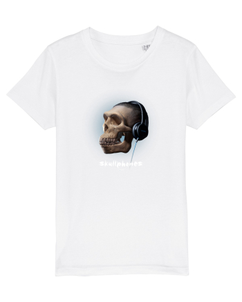 Craniu cu casti - skullphones 16 White