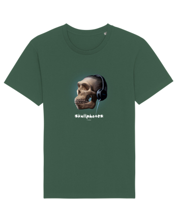 Craniu cu casti - skullphones 16 Bottle Green