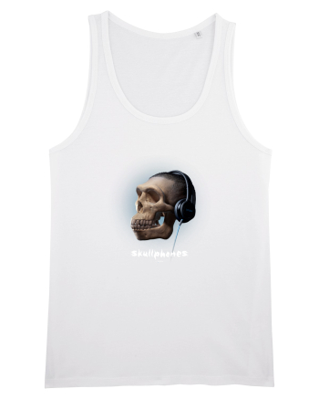 Craniu cu casti - skullphones 16 White