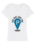 Cea mai tare din parcare Tricou mânecă scurtă guler V Damă Evoker