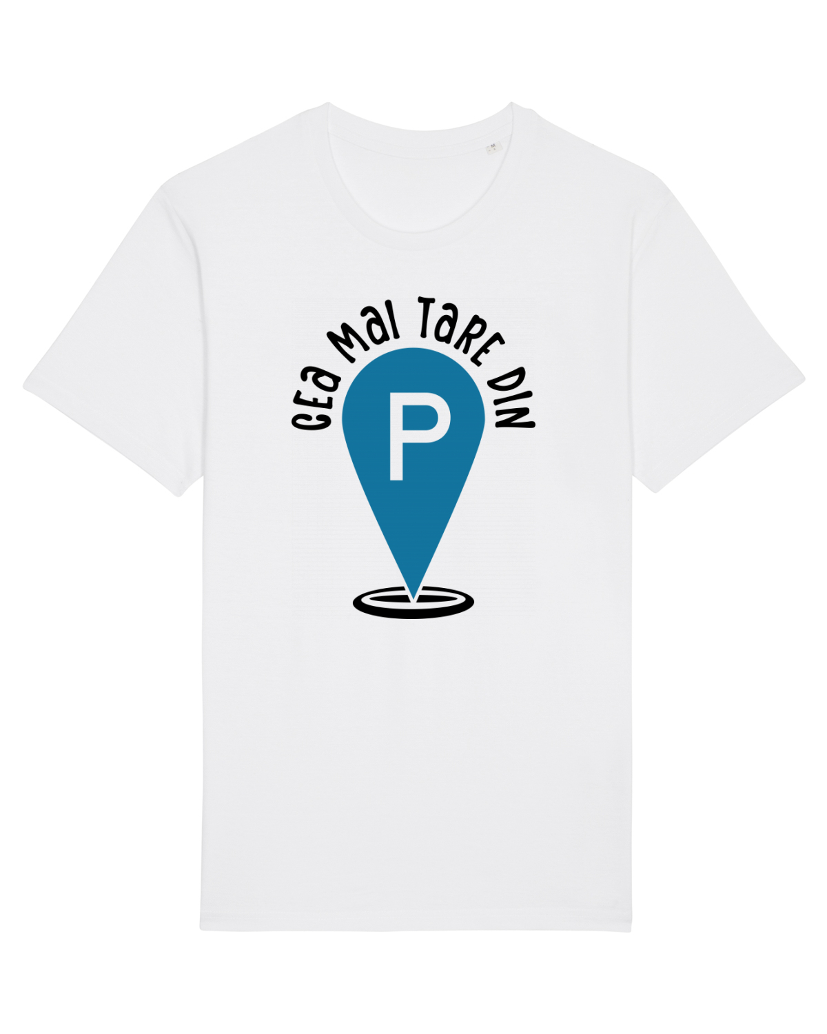 Tricou mânecă scurtă Unisex Rocker White