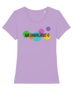 Am îmbulinat-o Tricou mânecă scurtă guler larg fitted Damă Expresser